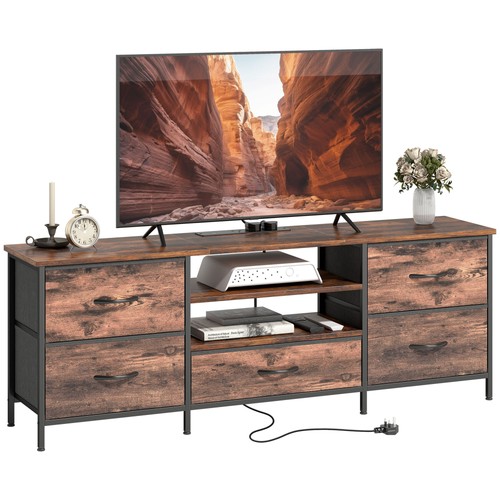 Homcom unit with - tv, charging