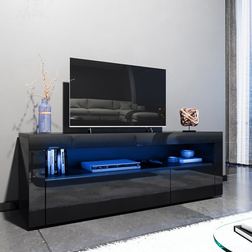 Black unit cabinet with - unit,