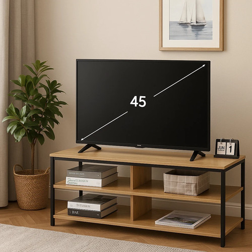 Modern oak stand cabinet - tv,